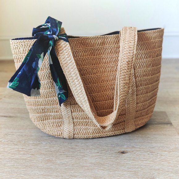 Draper James Handbags - DRAPER JAMES Everyday Straw Raffia Bag, NWT